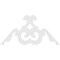 Ekena Millwork Pitch Benson Architectural Grade PVC Gable Pediment, 60"W x 35"H x 1"P (14/12) GPP060X035X100BEN - alternate 3